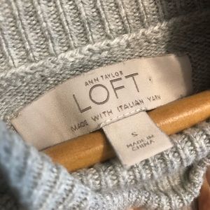 Grey Ann Taylor Loft Sweater
